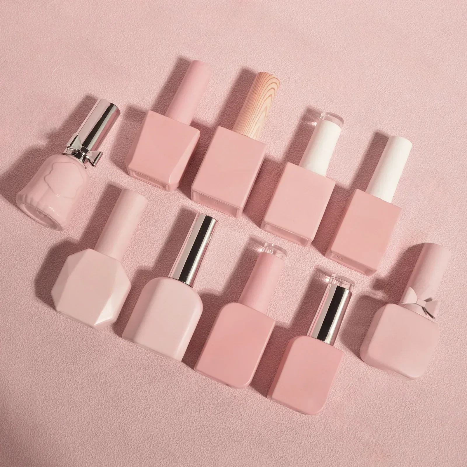 Gel Refill Pack - 10Pcs Empty Nail Polish Bottle 10/15ML