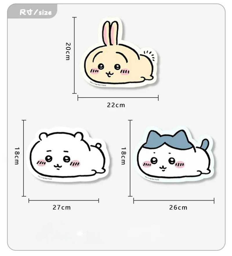 Chiikawa Cartoon Jiyi Usagi Ha - огляд і ціна Leather Desk Pad