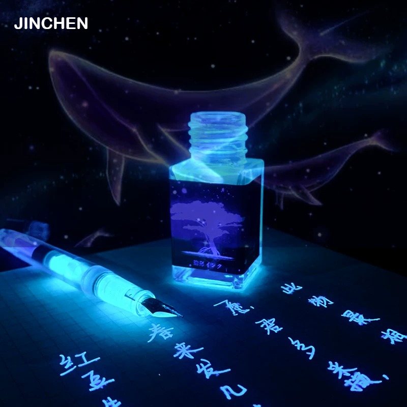 JINCHEN Colorful Fluorescent F - огляд і ціна Fountain Pen Bottled Ink