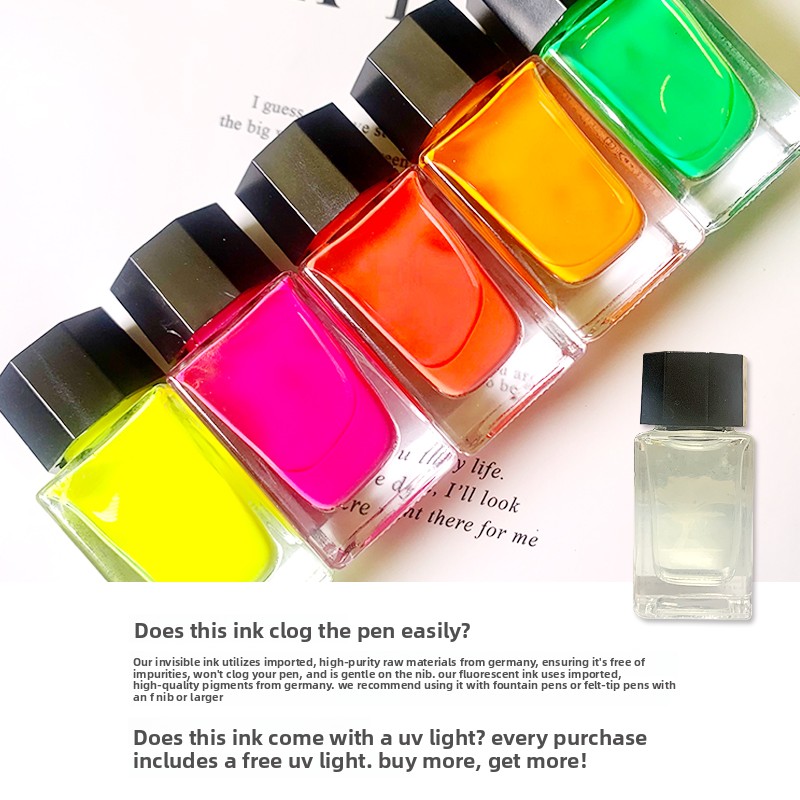JINCHEN Colorful Fluorescent F - огляд і ціна Fountain Pen Bottled Ink
