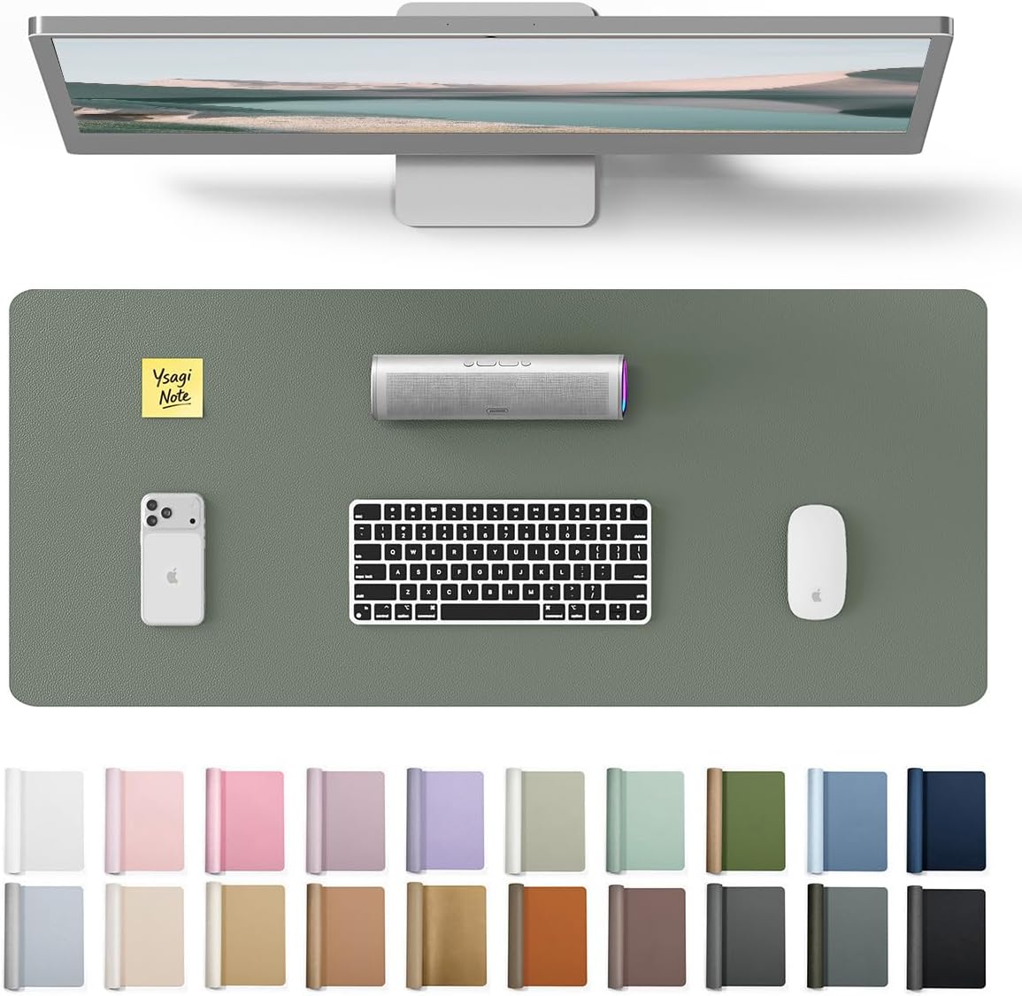 Leather Desk Pad Protector, La - огляд і ціна Leather Desk Pad