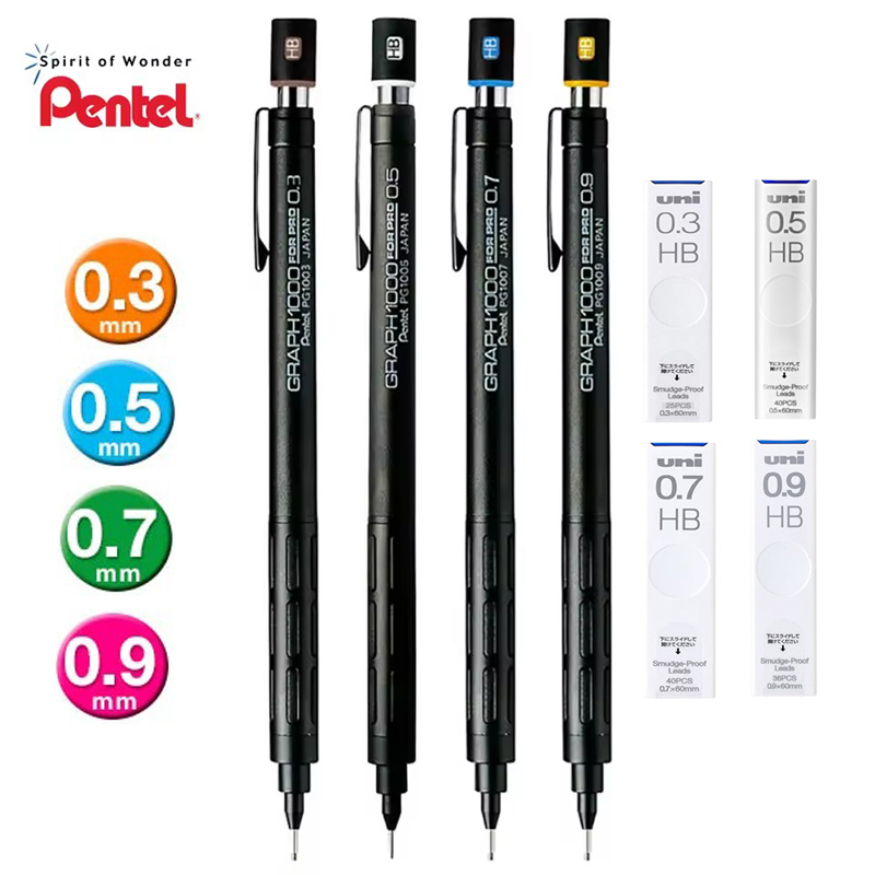 Pentel PG1000 Graph For PRO Bl - огляд і ціна Mechanical Pencil 0.3