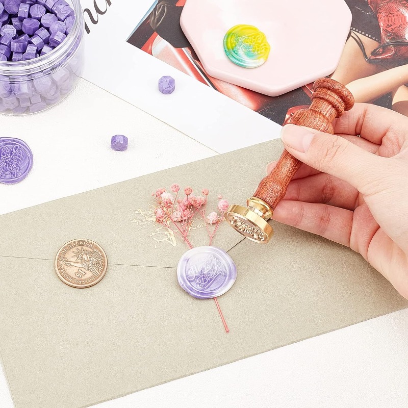 1 Set Castle Wax Seal Stamp Fi - огляд і ціна Wax Seal Stamp Set