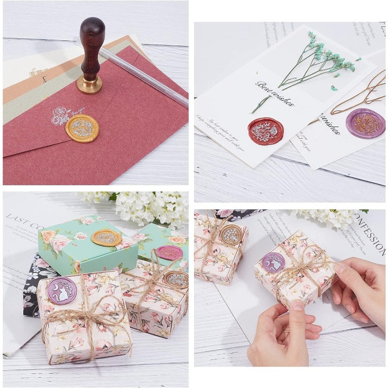 1 Set Castle Wax Seal Stamp Fi - огляд і ціна Wax Seal Stamp Set