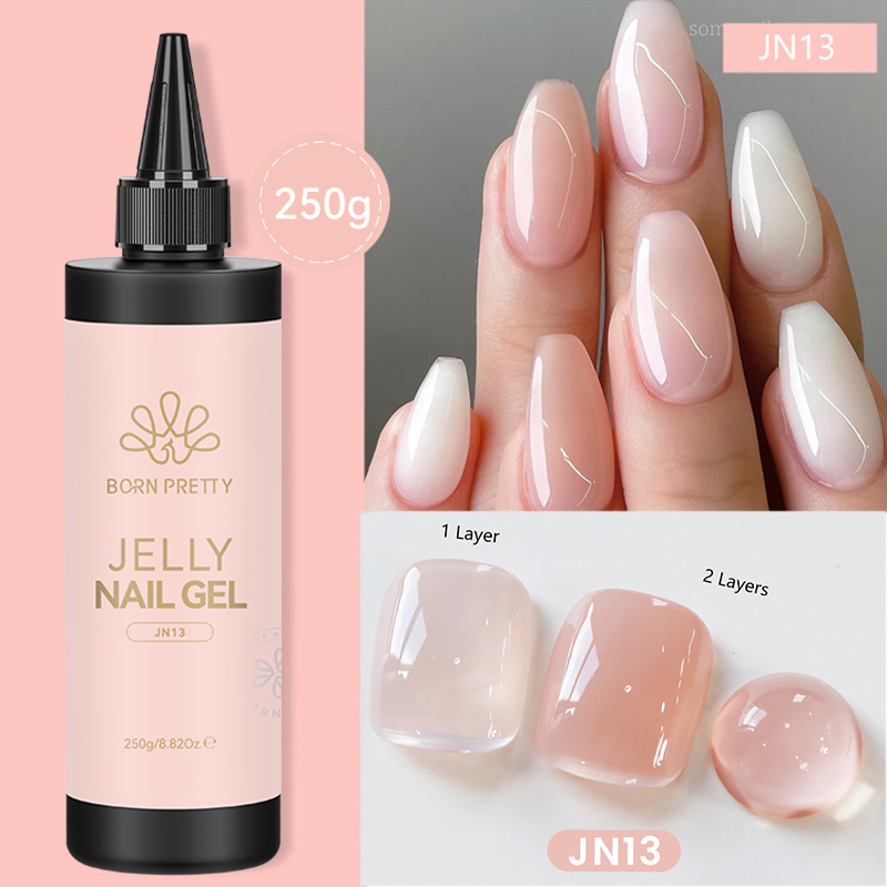 BORN PRETTY 250g Jelly Milky W - огляд і ціна Gel Refill Pack